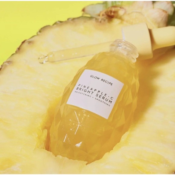 GLOW RECIPE Pineapple Bright C Serum Mini Travel Size Dark Spots Uneven SkinTone - Picture 5 of 12